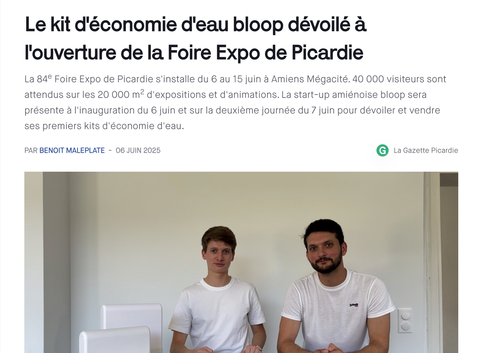 Le kit d'économie d'eau de nouvelle génération