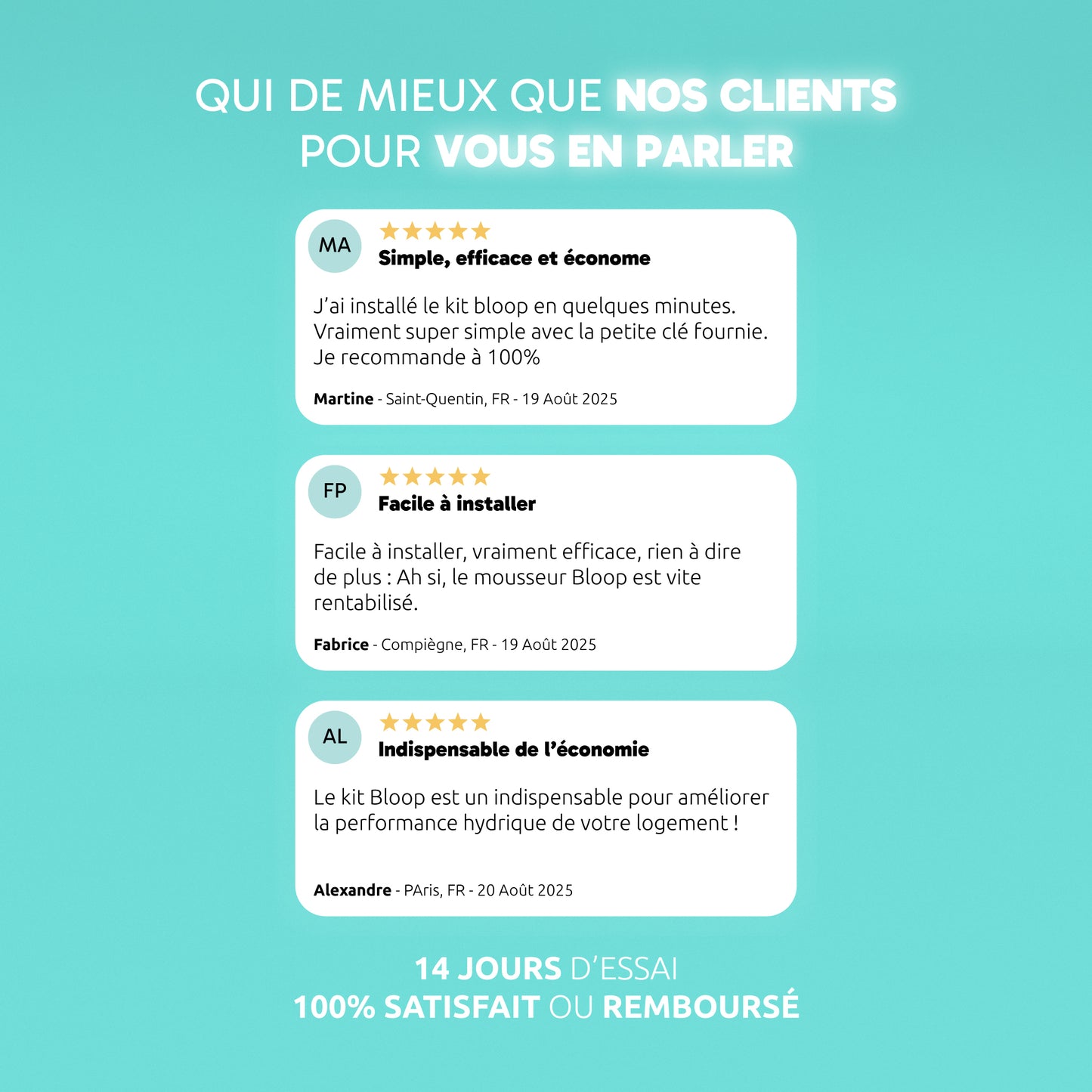 Kit d'économie d'eau